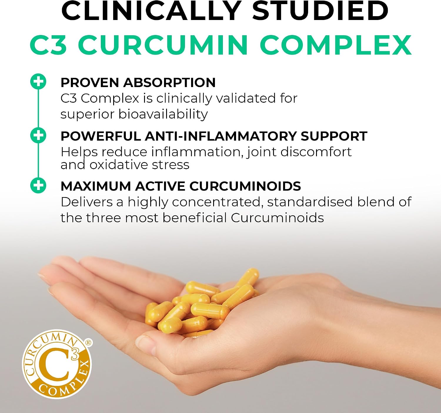 High Strength Curcumin with Bioperine